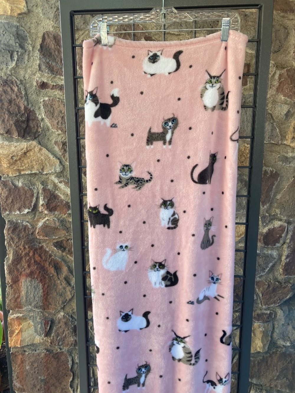 Berkshire Blanket Throw - CAT Lovers - NEW